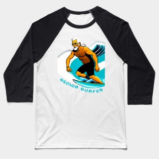 Senior Surfer Baseball T-Shirt